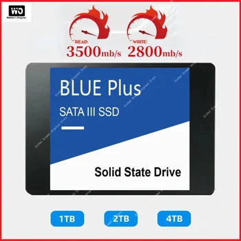 Didelės Spartos SSD Sata 1tb talpos 2TB Kietasis Diskas, Disko Sata3 2.5 Colių 4TB TLC 3500MB/S Vidinis Kietojo kūno Diskai Nešiojamas Ir Stalinis - Nuotrauka 1  