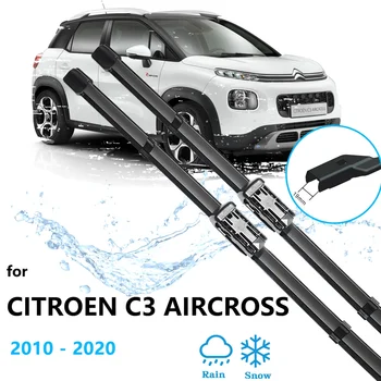 Už Citroen C3 Aircross Itroen 2010~2020 Priekinių Valytuvų Mentės Šepečiai 26 16 Cutter Automobilių Valymo Reikmenys Priekinio Stiklo - Nuotrauka 2  