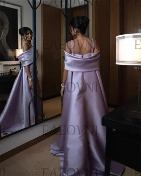 Nuo Peties Elegantiškas Vakare Gown Moterų V-Kaklo Backless Prom Dresses Blizgučiais Duobute Išskirtinį Valymo Traukinio Šalis Suknelė - Nuotrauka 2  