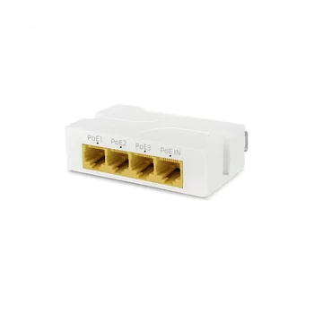 4Port Gigabit POE Extender 1000M 1 prie 3 Tinklo Jungiklio, Kartotuvų IEEE802.3Af/Ne Plug&Play už PoE Switch NVR IP Kamera AP - Nuotrauka 2  