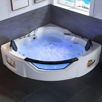 vonia Mados patvarus lauko akrilo whirlpool šaldiklis baltos sūkurinė vonia, spa vonia, vaikščioti į kibirus sūkurinė vonia dalys h - Nuotrauka 1  
