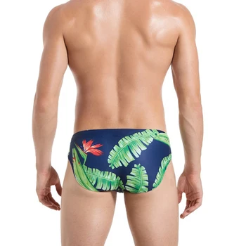 Su Push Mygtukai Plaukimo Kelnes 2021 Vyrų Trikampis Plaukti Šortai Seksualus Bikini Dugnų Europos Ir Amerikos Mados Spausdinti maudymosi kostiumėlį - Nuotrauka 2  