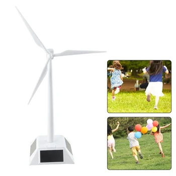 1pc Mini Vėjo Turbina, Generatorius, Modelis, Mokymosi Žaislai, Saulės, Vėjo energija vėjo malūnas Darbalaukio Office Namų Dekoro Vėjo-Saulės Surinkimo Rinkinys - Nuotrauka 2  