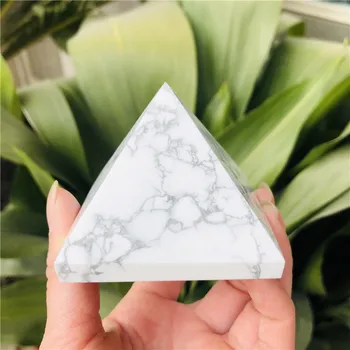 Natūralus baltas pušies kvarco kristalo piramidės aišku, Reiki gydymo, gamtos kristalas piramidės originalus akmens poliravimas - Nuotrauka 1  