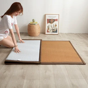 Rotango kilimėliai, grindų kilimėliai, bambuko austi kilimai, vasaros kambarį, lovos čiužinių užtiesalai, tatamio kilimėliai, grindų klojimas - Nuotrauka 2  