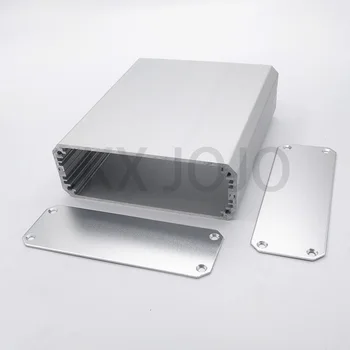 Aliuminio korpusas 104*36*120/150mm Padalinta Shell Elektroninių Projekto Shell PCB Silver Atidarymas su Ausimis - Nuotrauka 2  