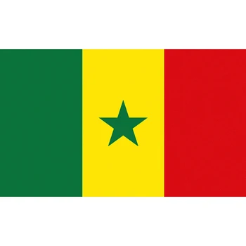 FLAGHUB Kabinti 90x150 Senegalas Vėliavos, Vienas Gabalas Senegalo Nacionalinėmis Vėliavomis Polyest - Nuotrauka 1  