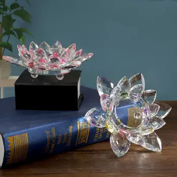 Stiklo Amatų Crystal Lotus Flower 