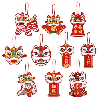Tradicinės Kinų naujieji Metai Apdaila Švenčių Housewarming Girliandos Ornamentu Atnešti Laimę ir Turtus, kad Jūsų Šventė 50LB - Nuotrauka 1  