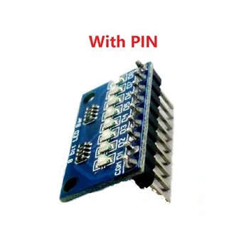 1Pcs 3.3 V, 5 V 8 Bitų Mėlyna Bendro Katodo LED Indikatorių Modulis 