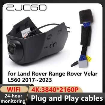 ZJCGO 4K Wifi 3840*2160 Automobilių DVR Brūkšnys Cam Kamera Vaizdo įrašymo for Land Rover Range Rover Velar L560 2017~2023 - Nuotrauka 1  