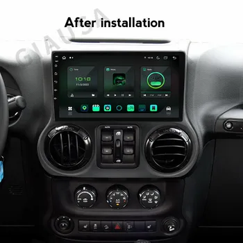 Smart Stereo Android 12 Auto Cam Radijo Jeep Wrangler 3 JK 2010 m. - 2014 m. Multimedia Navigacijos GPS Carplay Galvos Vienetas - Nuotrauka 2  