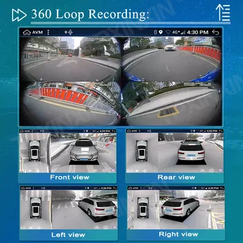 6+128G Už Jeep Grand Cherokee 2008+ Android 360 HD Auto Erdvinio vaizdo Kamera Automobilio Multimedijos Grotuvas Stereo Radijo GPS Navigtion - Nuotrauka 2  