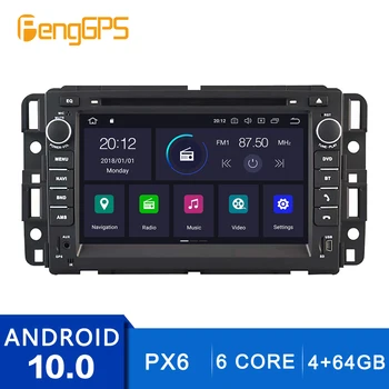 Android 10.0 Touchscreen Už Hummer H2 2008-2011 GPS Navigacijos, Multimedijos Headunit CD DVD Grotuvas, Veidrodis Nuorodą PX6 Stereo 4+64G - Nuotrauka 1  