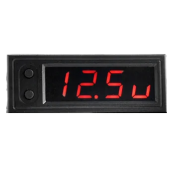 Automobilių Laikrodis Universalus Automobilių Skaitmeninis Laikrodis, Data 3 1 LCD Ekranas, Elektroninis Temperatūros Noctilucent Apdaila Raudona - Nuotrauka 1  