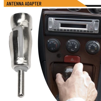 Automobilių ISO DIN Car Stereo Radijo Vyrų Antenos Adapteris Tinka Daugumai Senojo Stiliaus DIN Automobilio Radijo Antenos Lizdai Priedai - Nuotrauka 1  