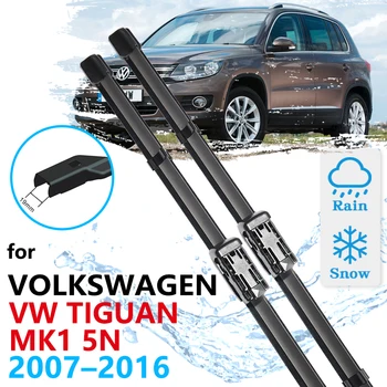 Volkswagen VW Tiguan MK1 5N 2007~2016 Priekinio stiklo priekinio, galinio Stiklo Priedai. 2008 M. 2009 M. 2010 M. 2011 M. 2012 m. 2013 m. Automobilio Priekinio Valytuvo - Nuotrauka 2  