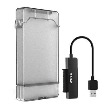 Maiwo K104 HDD SSD Talpyklos USB 3.0 prie SATA 3.0 HDD Kietojo Disko Gaubto Paramos Už 2,5 Colių SSD Įrankį Nemokamai(Juoda) - Nuotrauka 1  