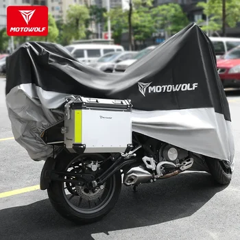 MotoWolf universalus motociklas skėtį nuo saulės rainproof neperšlampama apsauga nuo dulkių ir saulės Oksfordo audinio dviračių padengti motociklo kostiumas - Nuotrauka 2  