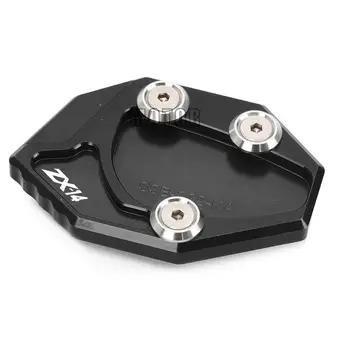 CNC Pusėje Stovi Padidinti Rogės Sidestand Atramą Paramos Pėdos Padas ZX14 Motociklų Aksesuarų KAWASAKI ZX14 ZX-14R 2011-2012 m. - Nuotrauka 2  