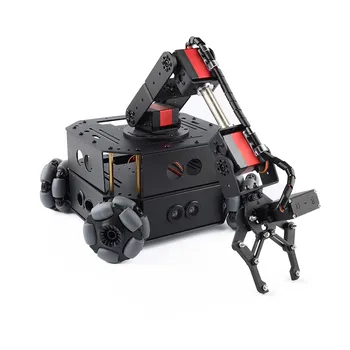4wd Omni Varantys Robotas Automobilis su Roboto Ranka Važiuoklės Wireless RC Programavimo Automobilį Arduino Kliūčių Išvengimo - Nuotrauka 1  