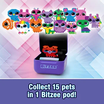Bitzee Interaktyvus Žaislas Skaitmeninis Naminių Žaislų, 6cm Elektroninis Skaitmeninis Augintiniai Virtualūs Žaidimai Smart Tamagotchi Kalėdų Dovanos Vaikams - Nuotrauka 2  
