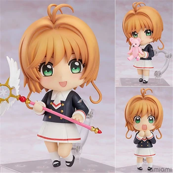 Anime Cardcaptor Sakura: Išvalyti Kortelę Sakura Kinomoto Tomoeda Vidurinės Mokyklos Uniformą Ver. 918 PVC Veiksmų Skaičius, Modelį, Žaislai, Lėlės - Nuotrauka 1  