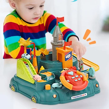 Vaikai Automobiliai Nuotykių Kelio Žaislai Vaikams Įdomus Žaidimas Patalpų Pastatas Lengvai Surenkami, Su Priedais, Tėvų-vaikų Švietimo Žaislai - Nuotrauka 1  