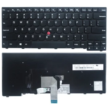 NAUJA Klaviatūra LENOVO, IBM, E431 E440 L440 L450 L460 T431s T440 T440p T440s MUMS nešiojamojo kompiuterio klaviatūra su apšvietimu - Nuotrauka 2  
