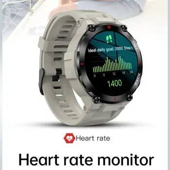 1/2VNT Smart Watch Vyrų 2023 Naujos Lauko Sporto Laikrodžiai Vandeniui Fitneso 24 valandų Heartrate Kraujo Deguonies Stebėti Smartwatch Už - Nuotrauka 2  