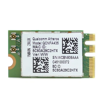 6X Belaidžio ryšio Adapteris Kortelę Qualcomm Atheros QCA9377 QCNFA435 802.11 AC 2.4 G/5G NGFF WI-fi KORTELE, Bluetooth 4.1 - Nuotrauka 2  