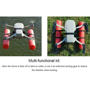 Vandens važiuoklė Plūdrumo Elektrodų Rinkinys, už DJI Mavic mini 2 Drone Mokymo Priedai - Nuotrauka 1  
