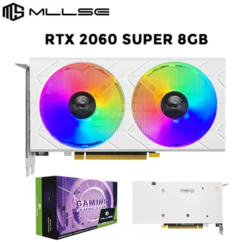 Originalus MLLSE Placa GeForce RTX 2060 SUPER Grafikos plokštė, 8GB GDDR6 256Bit PCI-E 3.0x16 HDMI, RGB Apšvietimo Kompiuterinių Žaidimų GPU - Nuotrauka 1  