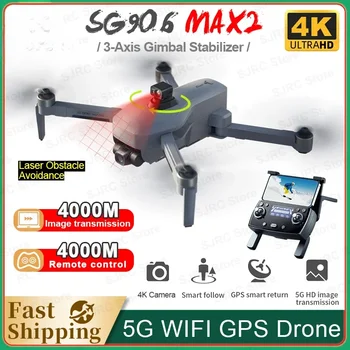 SG906 MAX2 Drone SG906 Max3 5G GPS 3-Ašis Gimbal Lazerio Kliūčių Vengimo RC Quadcopter4K Profesionali HD vaizdo Kamera FPV Dron - Nuotrauka 1  