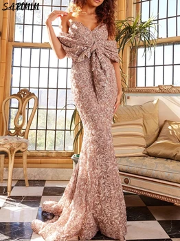 Seksualus Giliai V-kaklo vakarinę Suknelę Klasikinis Grindų ilgio Vestuvinės Suknelės Appliques Blizgančiais Nuotakos Suknelės, Vestidos De Novia - Nuotrauka 1  