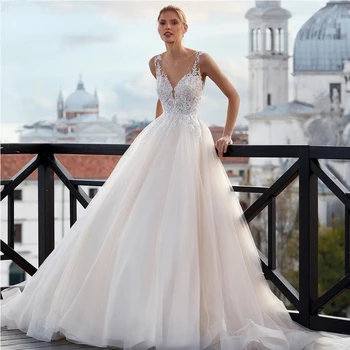 Labai Elegantiškos vakarinės Suknelės Vestuvių Suknelė Moteriška Suknelė Nuotakos Apdaras Moterų 2023 Tinka Prašymą Weddding Brides Šalies Moterų - Nuotrauka 1  