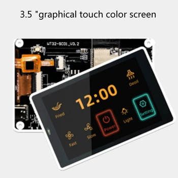 WT32-SC01 LCD Ekranas, integruota 