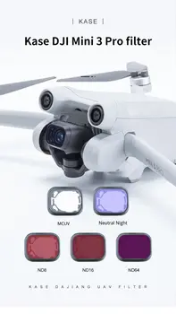 Kase Drone Filtras Tinka DJI Mini Pro 3 Stabdžių Šviesos Žalą ND8 ND16 ND64 Stabdžių Šviesos Filtras Apsauga - Nuotrauka 2  