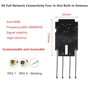5G/4G/LTE/GSM/GPRS/2G/3G/NB-DI Modulis Visą Dažnių Built-in FPC Pleistras Antena - Nuotrauka 2  